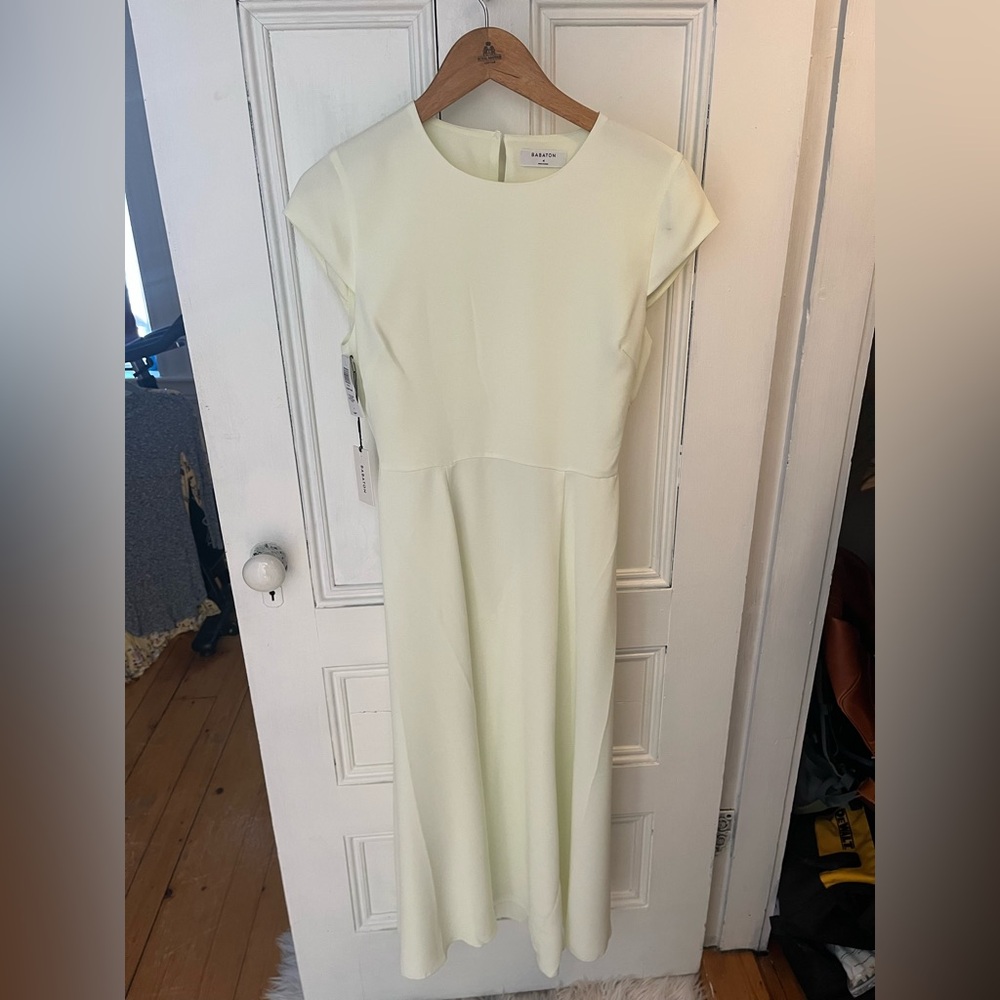 Babaton Hamptons dress, NWT, glow yellow size 4